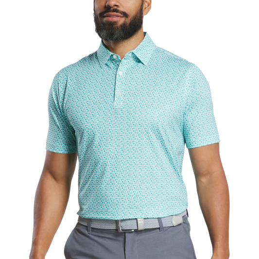 Bulk Custom Custom logo Embroidery Allover Print High Quality Classic Fit Performance 100 Percent Polyester Polo Golf Shirt for Men with Logo Embroidery - Manufacturer Qiandao