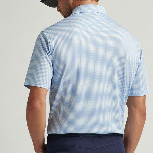 Custom Embroidered logo Travel Outdoor Anti-shrink Work Business Casual Premium Oversized Boxy Rib Knitted Polo Golf Shirts