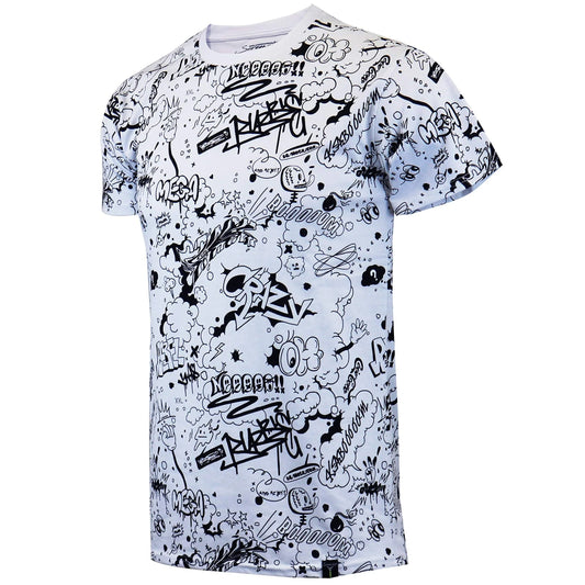Bulk Custom Custom Logo Graphic Print Pattern Full Allover Oversize Street Wear Anime t Shirts for Men with Logo Embroidery - Manufacturer Qiandao