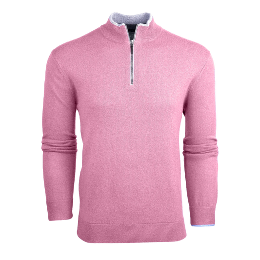 Bulk Custom Custom logo Blank High Quality Luxury Oversized Wool Thick Half Quarter 1/4 Zip-up Collar Golf Pullover Sweatshirt with Logo Embroidery - Manufacturer Qiandao