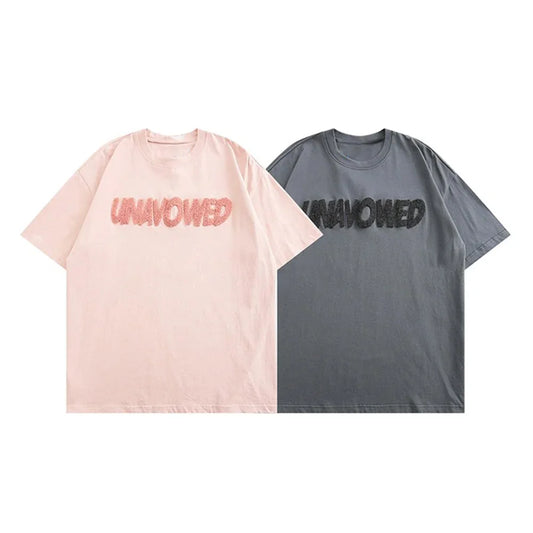Bulk Custom Custom Cotton Blank T Shirt Men Women Towel Embroidered Letters Short Sleeve Loose Embroidery Five Points Sleeve with Logo Embroidery - Manufacturer Qiandao