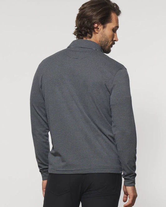 Bulk Custom OEM Custom High Quality Men Performance Quarter Zip Pullover Quick-Drying Pocket Long Sleeve Striped Print 1/4 Zip Sweatshirts with Logo Embroidery - Manufacturer Qiandao