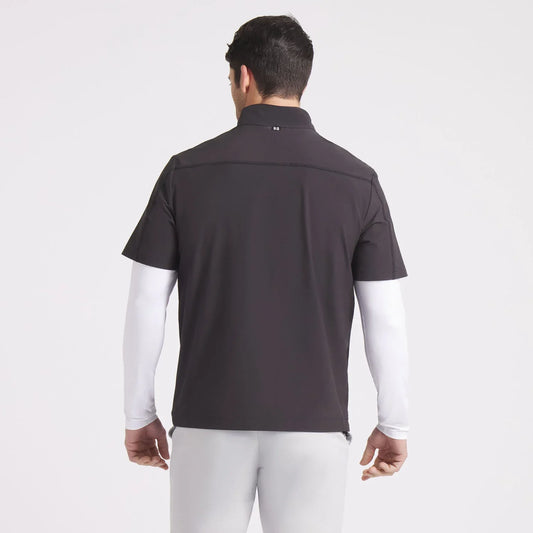 Bulk Custom Custom 1/4 Zip Short Sleeve Pullover Golf Athletic Windbreaker Vintage Outfit Quarter Zip Personalized Sweatshirt for Men with Logo Embroidery - Manufacturer Qiandao