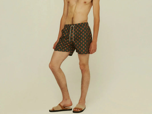 Bulk Custom OEM customized high-quality men's elastic-waist casual beach swim trunks with digital printing and logo decoration for surfing with Logo Embroidery - Manufacturer Qiandao