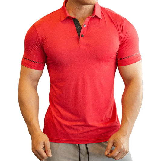 Bulk Custom Custom High Quality Short Sleeve Golf Polo Shirt 100% Cotton Quick Drying Casual Style Solid 180 Grams Polo Neck Short with Logo Embroidery - Manufacturer Qiandao