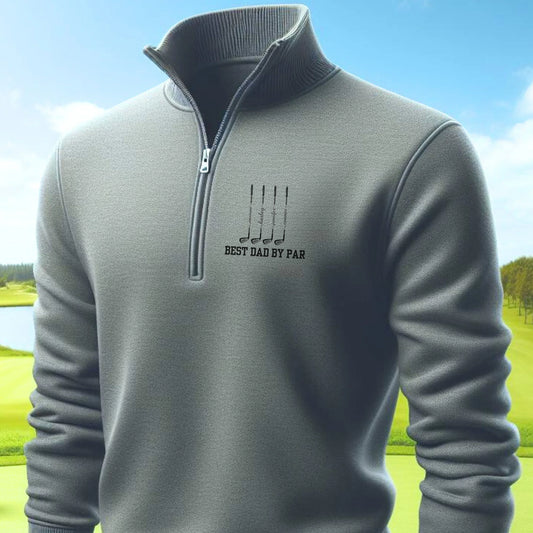 Bulk Custom Custom Logo Autumn Winter Sport Long Sleeve Top Slim Fit Quarter Zip Neck Pullover Sweatshirt with Logo Embroidery - Manufacturer Qiandao