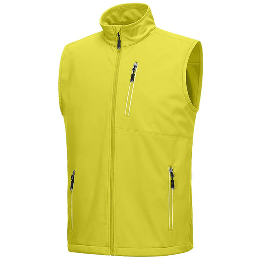 Bulk Custom Men's customized logo zipper vests, with breathable embroidery, windproof and reversible, golf jackets, sleeveless design with Logo Embroidery - Manufacturer Qiandao