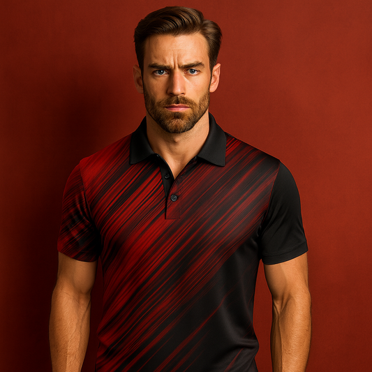 Premium 100% Cotton Golf Tshirts for Men Women Anti-Wrinkle Polyester Spandex Knitted for Polo Shirts Sports Sublimation Letter
