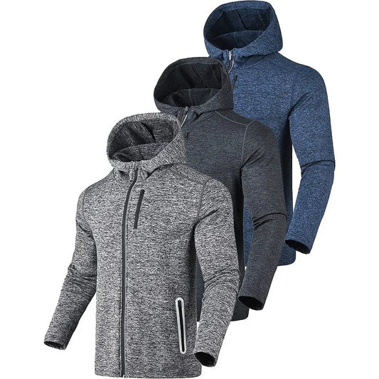Bulk Custom OEM Custom 2022 Men Hooded Zipper Sports Cardigan Stitching Long Sleeved Hoodies with Logo Embroidery - Manufacturer Qiandao