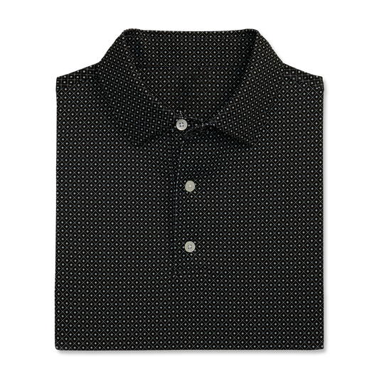 High Quality Custom Made Tshirts and Golf for Polo Shirts Black Printed Spandex Polyester Jersey Fabric with Manufacturer's Logo