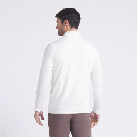 Bulk Custom Customizable Spandex Polyester Men Lightweight White Glow 1/4 Zip Pullover Men Golf Athletic Quarter Zip Gym Sweatshirt with Logo Embroidery - Manufacturer Qiandao