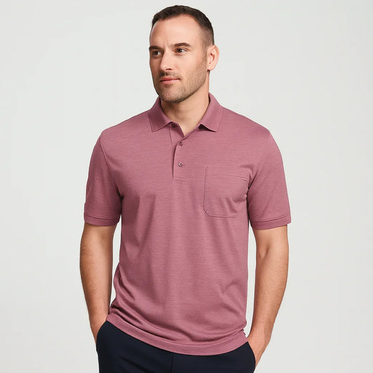 Bulk Custom Custom logo Luxury High Quality 4 Way Stretch Elastic Polyester Spandex Plain Solid Vintage t Shirt for Men Polo With Pocket with Logo Embroidery - Manufacturer Qiandao