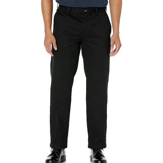 Bulk Custom Men's high-quality khaki long pants, casual cotton, mid-rise, flat-bottomed, fashionable and customized with 6 work pockets, outdoor work pants with Logo Embroidery - Manufacturer Qiandao