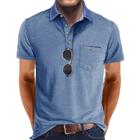 Bulk Custom Custom logo Embroidered Luxury Manufacturer Mens Knit Cable Polo Casual Lapel Solid Color Knit Mens Polo Shirts Golf Clothes with Logo Embroidery - Manufacturer Qiandao