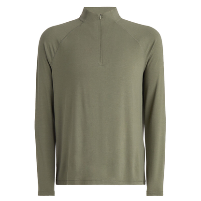 High Quality Men's Long Sleeve 1/4 Zip Golf Pullover with Custom Embroidery Logo Winter Casual Sportshirt with Digital Printing