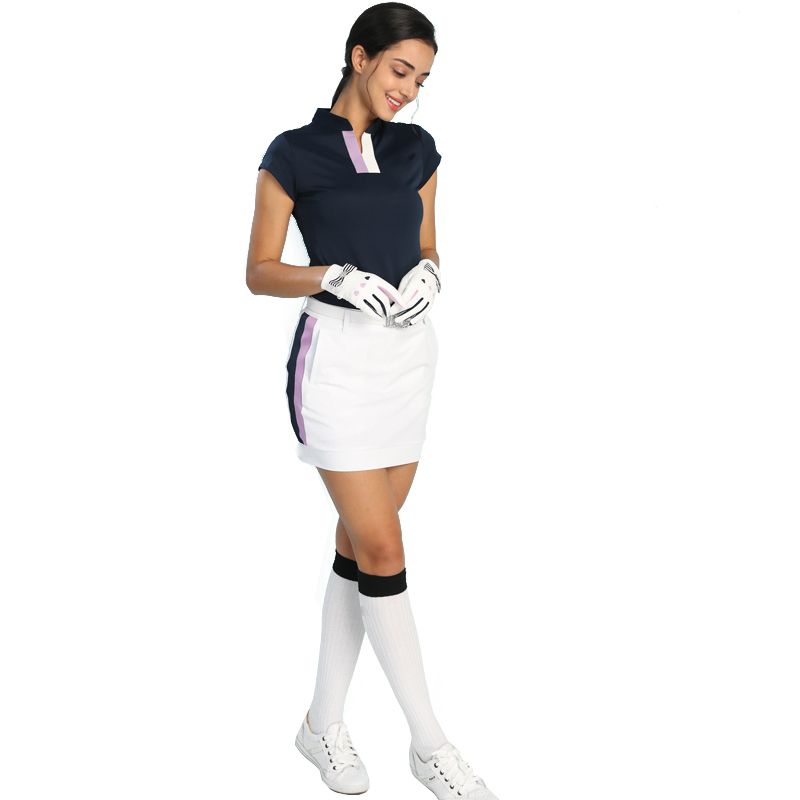Custom Logo Design Women Golf Polo Shirt Slim Fit Lady Manufacturer Apparel Embroidered Logo Golf Wear Polo Shirts