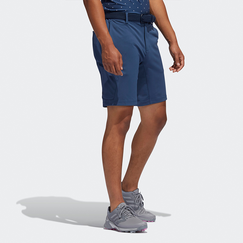 High-quality four-way stretch golf shorts with logo pockets, wrinkle-resistant, quick-drying, suitable for sports and work, as well as elastic Bermuda shorts for men