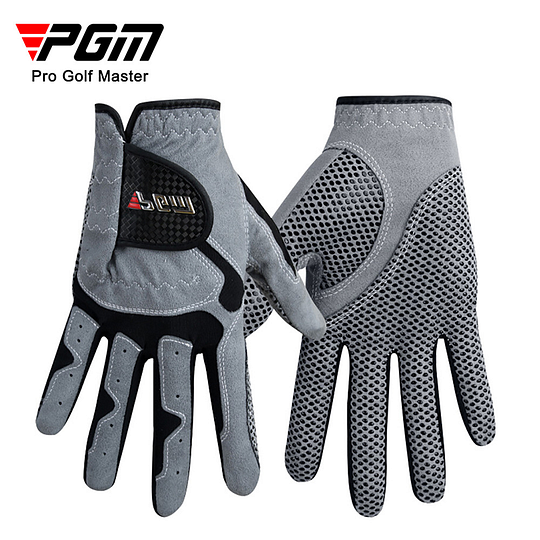 PGM Men's Golf Glove (Gray & White)