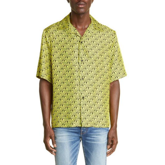 Men's Vintage Style Short Sleeve Hawaiian Dress Shirt Anti-Wrinkle Spandex Polyester Custom Logo for Vacation Button-Up Camp