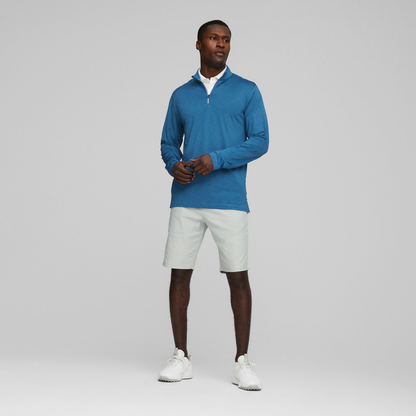High Quality Men's Casual Athletic Sweatshirt Slim Fit Long Sleeve Quarter Zip Golf Pullover Custom 500 Gsm for Autumn Sports