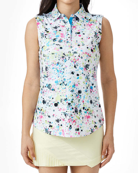 High Quality Women's Sleeveless Green for Polo Shirts Lightweight Moisture Wicking Breathable Quick Dry Slim Fit Casual Short