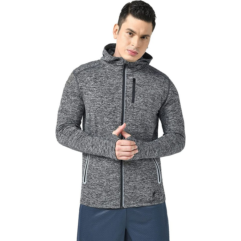 OEM Custom 2022 Men Hooded Zipper Sports Cardigan Stitching Long Sleeved Hoodies