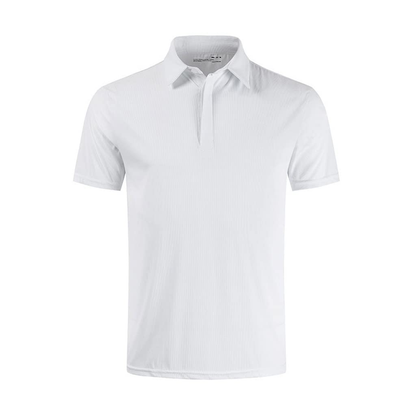 Custom Logo Men's Quick Dry Short Sleeve Simple Summer Athletic Top Moisture Wicking Men's Golf Work Business Polo Shirt