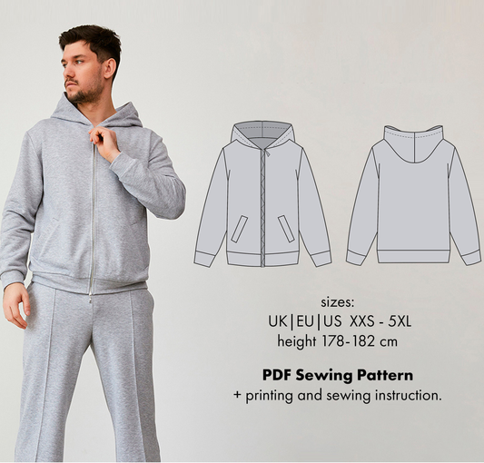 Custom Embroidery Streetwear Heavyweight Grey Big Oversized 500 Gsm Blank Mens Full Zip up Hoodie