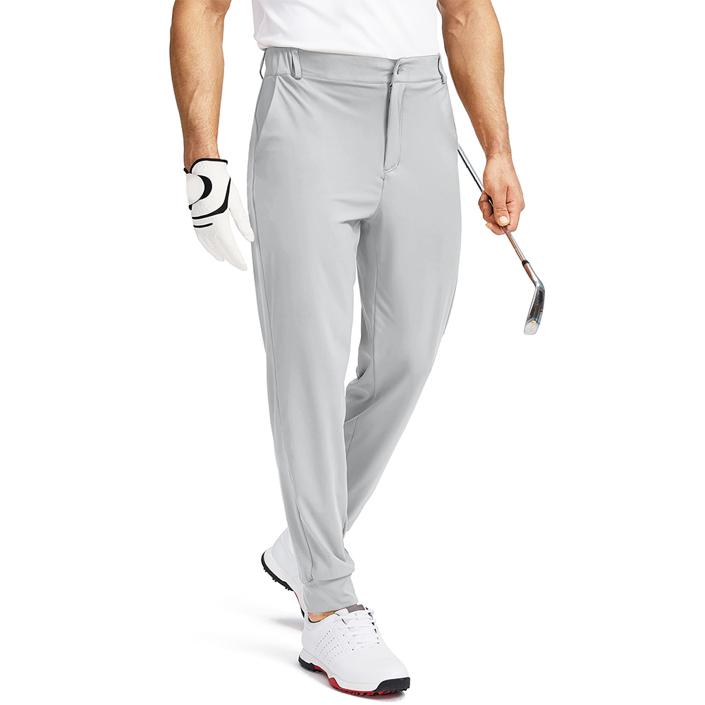 Custom logo golf men's pants that are quick-drying, breathable, slightly elastic and body-shaping, men's golf casual pants