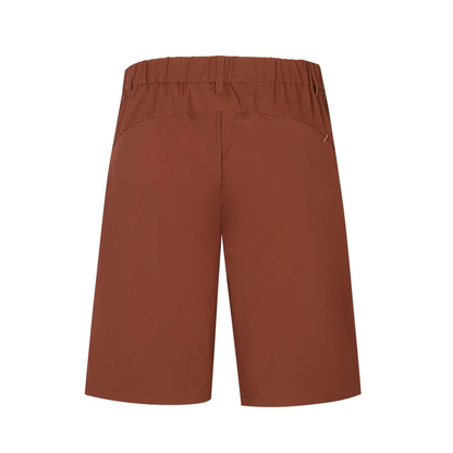 Vintage Brown - Red Casual Shorts