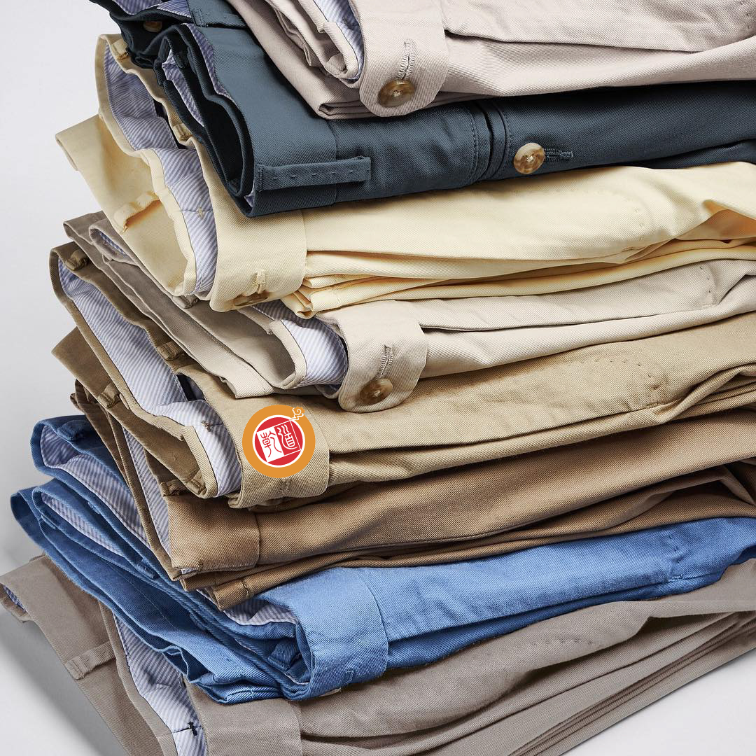 Custom-made solid-color men's high-quality slim-fit long pants, men's tapered twill cloth pants, casual golf pants