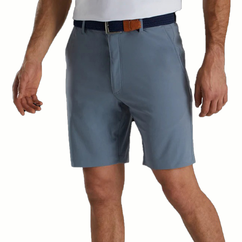 Customized outdoor men's sports golf shorts made of polyester and spandex, which are casual, comfortable, quick-drying, breathable and without any printed patterns