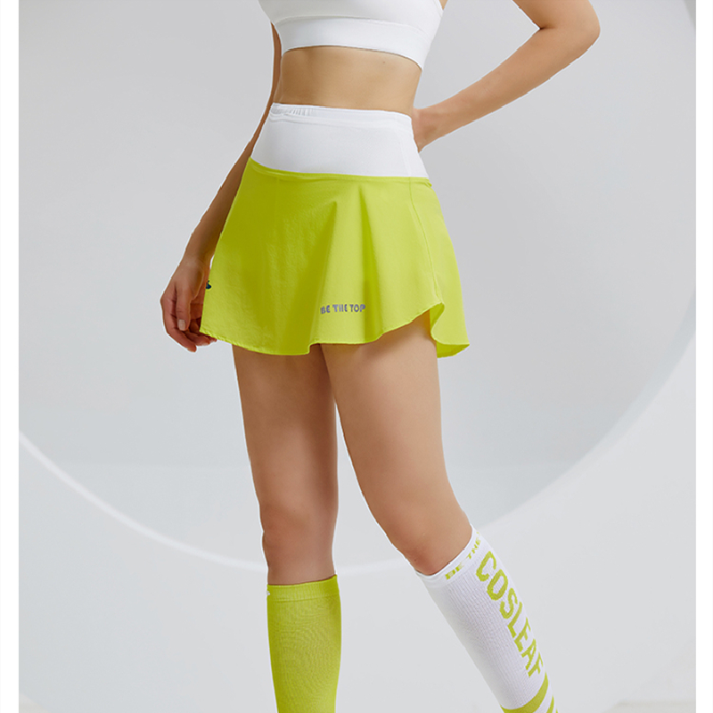Custom-made high-waisted, comfortable inner wear, short, lightweight, quick-drying sportswear, including formal half skirts for golf, running, fitness as well as pleated tennis skirts