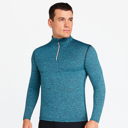OEM Custom Comfortable Men's Plain Dyed Digital Printing Sport 1/4 Quarter Zip Neck Golf Pullover Sweatshirt
