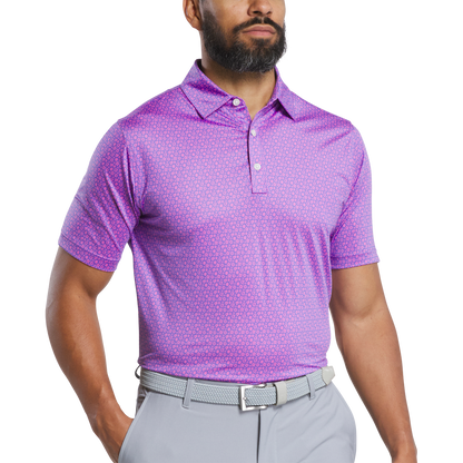 Classic Fit 4 Way Stretch Moisture Wicking Performance for Polo Shirt Design Pattern Print Golf Wear Custom Logo Jersey Fabric