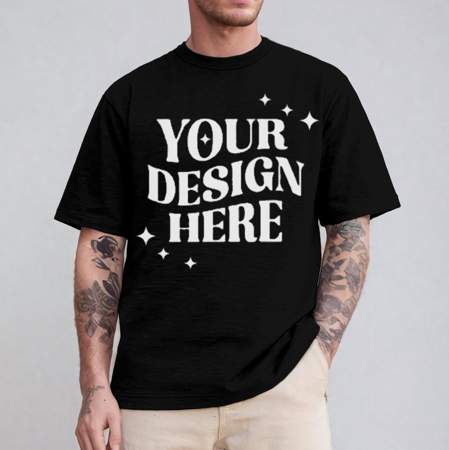 Summer Mens Clothing Breathable Fashion Black Unisex T Shirt Custom Logo Cotton Quick Dry Gym Tee Shirts with logo Customize