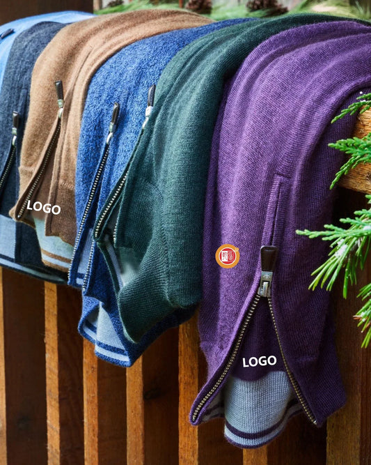 Bulk Custom Men's Golf Wear Pullover New Logo-Designed Oversized Sweatshirt with Zipper and Quarter-up Collar for Spring Season with Logo Embroidery - Manufacturer Qiandao