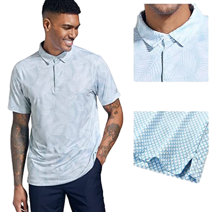 Breathable comfort Spandex Polyester Moisture Wicking Quick-dry Dry Fit Short Sleeve Golf Polo Shirts Custom logo