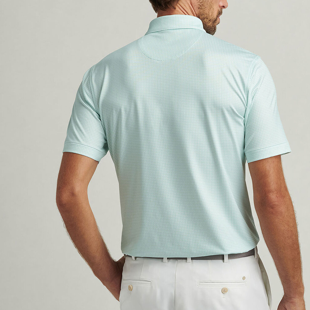 Custom Logos Casual Loose Fit Regular Anti-shrink Print Vintage Knitted Hiking Golf Polo Shirt