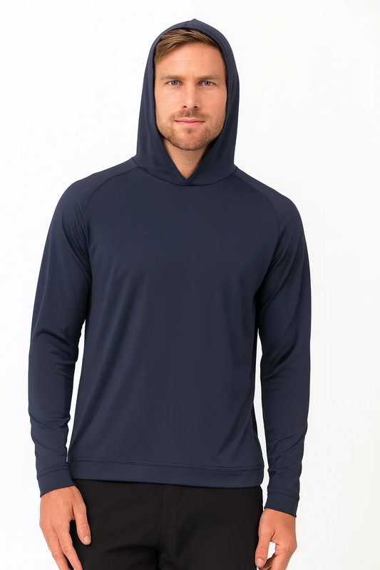 Versatile Navy Blue Hoodie