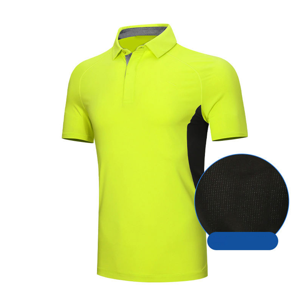 Custom Logo Royal Blue for Polo Jersey Shirt Quick-Drying Polyester Spandex Casual Golf Wear with Printed Pattern