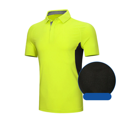 Custom Logo Royal Blue for Polo Jersey Shirt Quick-Drying Polyester Spandex Casual Golf Wear with Printed Pattern