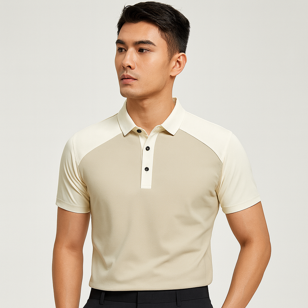 Custom Logo 100% Polyester Seamless Polo Shirts Breathable Anti-Wrinkle Embroidered with Button Decoration Solid Print Patterns