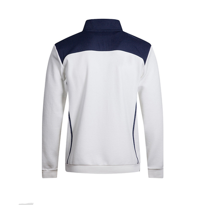 Custom Male Breathable 1/4 Zip Neck Golf Long Sleeves Stand Collar Sweatshirt Sport Wear Golf Pullover
