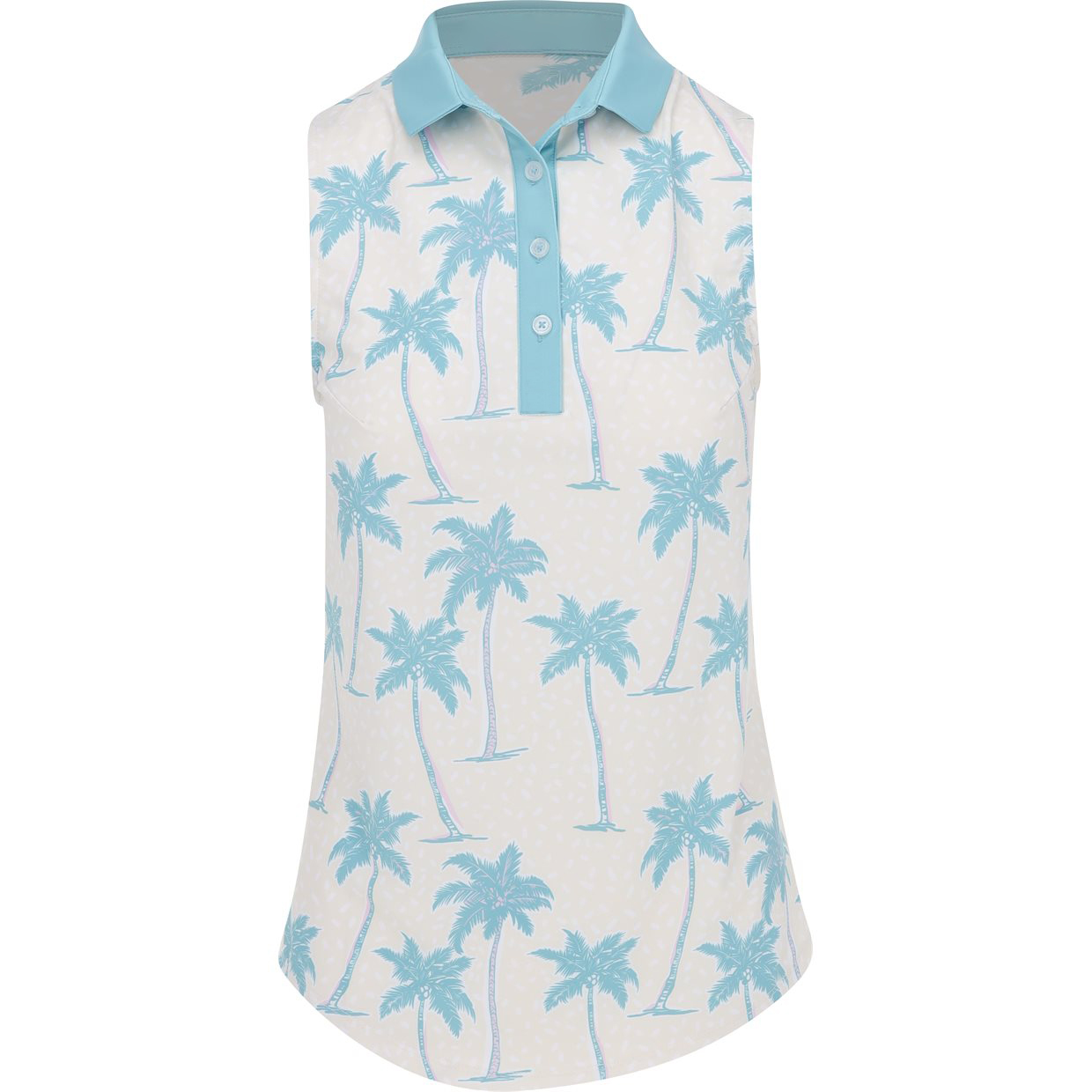 Custom logo heat sublimation sports women's quick-drying sleeveless heat sublimation printed quick-drying golf shirts suitable for women