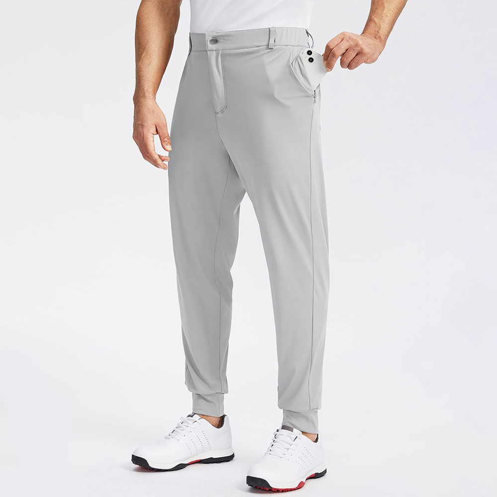 Custom logo golf men's pants that are quick-drying, breathable, slightly elastic and body-shaping, men's golf casual pants