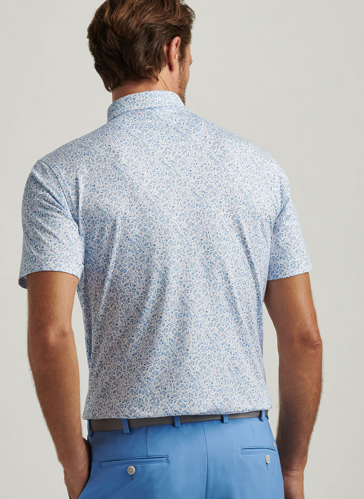 High Quality Performance Mens Short Sleeve Dry Fit 90% Polyester 10% Spandex Golf Polo Shirt Designs Customizable logo
