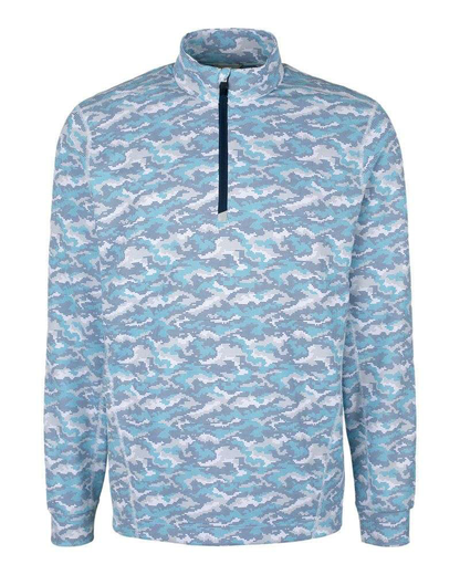 High Quality Men's Golf Jersey with Embroidered Logo Zip Pullover Essential Sweatshirt for Autumn Sublimation Performance