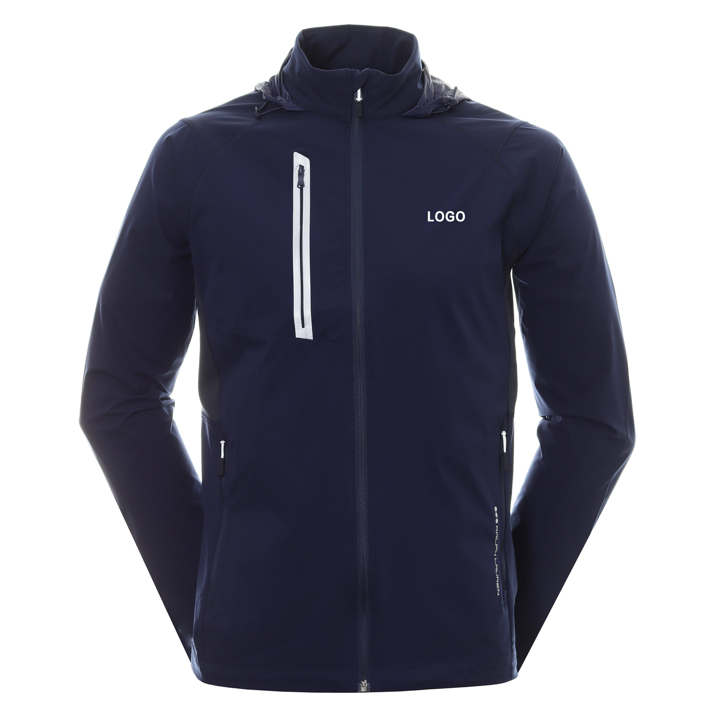 Custom Performance Athletic Casual Full Zip Lightweight Golf Rain Waterproof Jacket Man