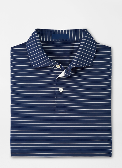 Custom Performance Striped Print Moisture Wicking Slim Fit Manufactures 100% Polyester Blanks Men's Designer Golf Polo T-shirt
